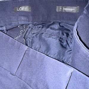 LOFT Navy Ankle & Cropped Pants